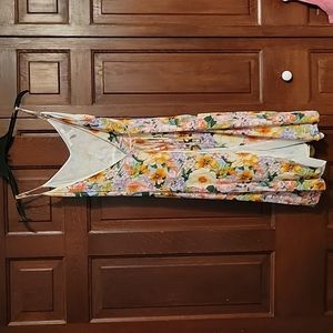 Forever 21 floral wrap dress